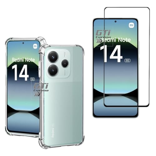 Kit Capa Anti Impacto e Película De Vidro 3D 9D Para Redmi Note 14 5G