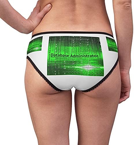 Database Administrator Panties, Database Administrator Underwear, Briefs, Cotton Briefs, Funny Underwear, Panties For Women