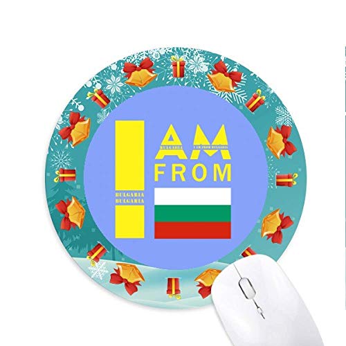 je suis de la bulgarie tapis de souris souris ronds cadeaux de noël