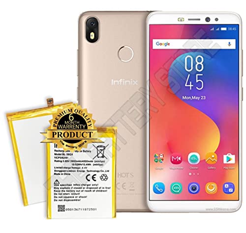 Image of THE BATTERY STORE Orignal Replacement Battery BL-39GX Compatible for INFINIX HOT S3 X573 BL39GX -(4000mAh) with 6 Months WARRENTY (for 39 -GX)