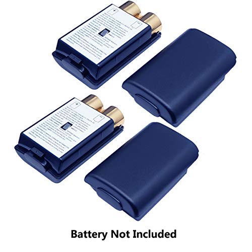 4X Battery Pack Cover Shell Case For Xbox 360 Wireless Controller (Black) #TOP1