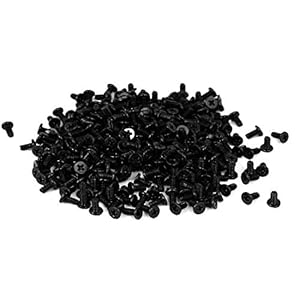 New Lon0167 CM2x4mm zwart verzinkt Phillips laptop computer PC reparatie schroef 400 stks(CM2x4mm schwarz verzinkt…