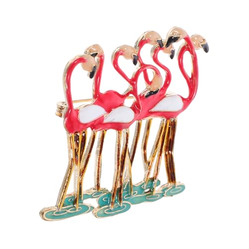 LIFKOME Broche de Aleación con Esmalte Pin para Ropa y Accesorios de Moda Adorno Creativo para Mujer Fiesta y Uso Diario Regalo Elegante Rosa