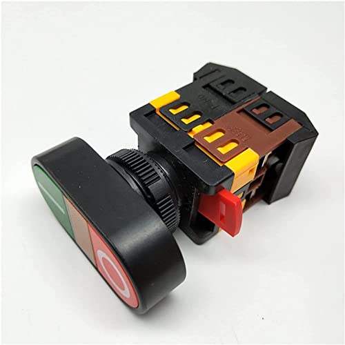 Bouton d'interrupteur d'alimentation pour boîtier de commande marche arrêt 22mm 250V - 2
