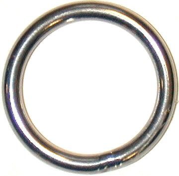 New Trident 2 Inch Diameter Stainless Steel Ring