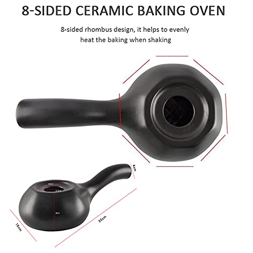 Torréfacteur grain de café céramique machine de cuisson manuelle pour poêle gaz - 6