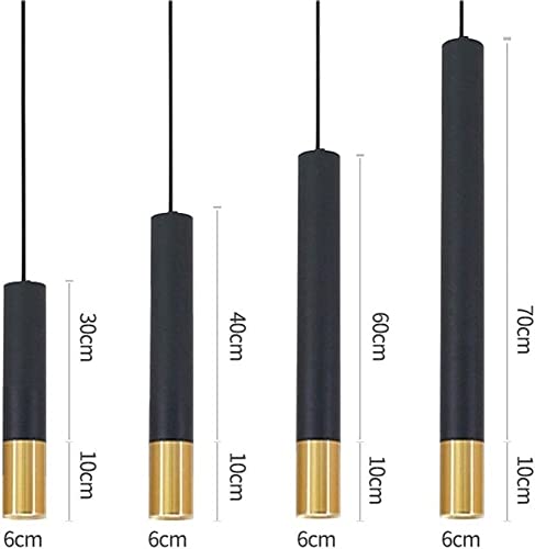 Lámpara moderna LED minimalista de aluminio anodizado con suspensión ajustable 6