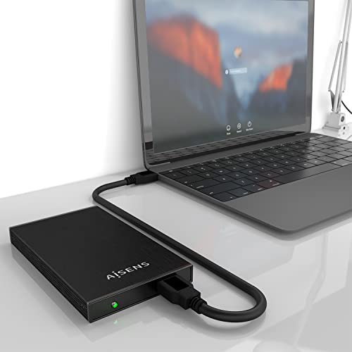 AISENS Caja Externa 2.5? ASE-2523B 9.5MM SATA a USB 3.0/USB3.1 GEN1. Negra - imagen 6