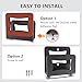Adjustable Small Device Wall Mount Holder for Router/Cable Box/Apple TV/Roku/Fire TV - Universal Metal Bracket with Adhesive Tape & Screws Fits for 0.9