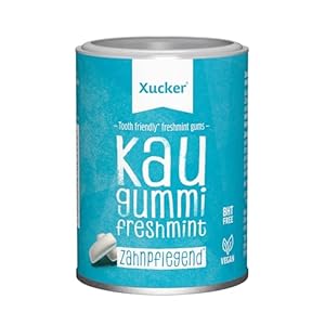 Xucker Zuckerfreie Zahnpflege Kaugummis Freshmint
