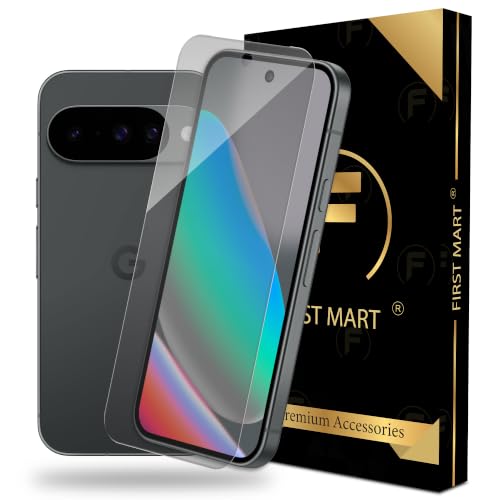Image of FIRST MART Borderless Matte Tempered Glass for Google Pixel 10 & Pixel 10 Pro | Anti-Glare, Anti-Fingerprint, Full Adhesive, Smooth Touch, Case-Friendly | Pack of 1