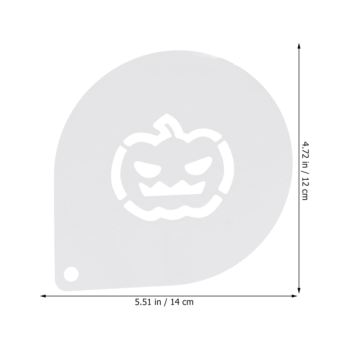 Healifty Coffee Stencils 12Pcs Reusable Latte Art Decorating Templates for Halloween Cakes Cupcakes Baking and Coffee Decoration - Image 2