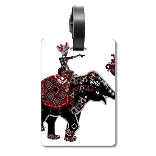 Étiquette pour valise de voyage Elephant Performance au terminal aéroport