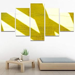 SIGNWIN 5 Panel Canvas Wall Art Solid Structures...