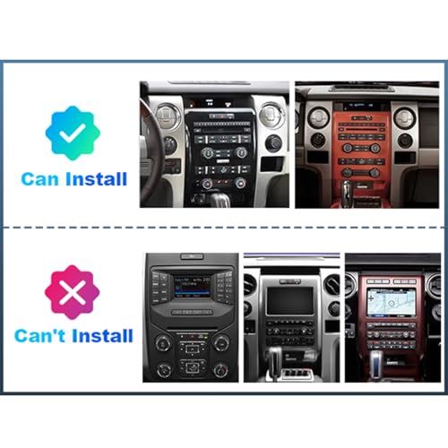Upgraded Android 14 8 Core Car Radio Stereo for Ford F150 F-150 2009-2014 4+32G | Wireless CarPlay & Android Auto | 9 inch Ultra HD Touchscreen | 1080P Backup Camera AM/FM/RDS SWC Wi-Fi GPS by FIUFUL - Used condition - Image 2