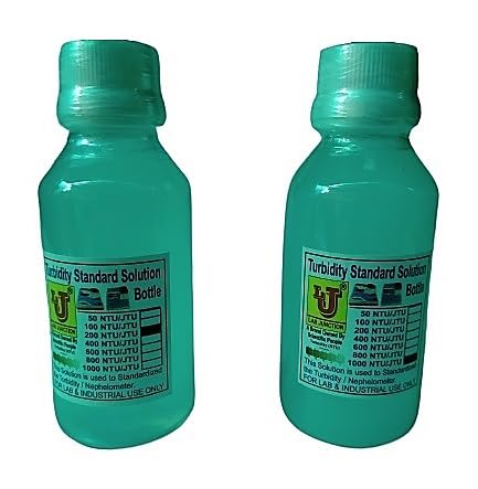 Turbidity/Nephelo Meter Standard Solutions 200 & 1000 NTU/JTU L J - 331 (e) for Calibration of Turbidity Meter