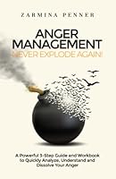 Anger Management - Never Explode Again!: A Powerful 3-Step Guide and Workbook to Quickly Analyze, Understand and Dissolve Your Anger 3982467810 Book Cover