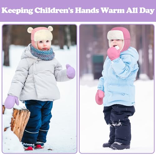 Sarfel Toddler Winter Gloves Toddlers Girl Gloves Toddler Mittens 18-24 Months Baby Mittens 12-18 Months Toddlers Glove Winter