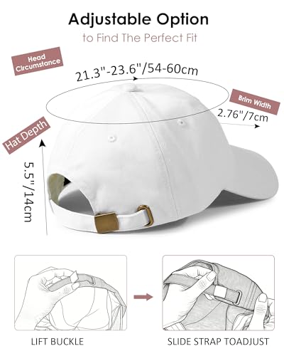 Image of Womens Satin Lined Unstructured Baseball Cap Unisex Silk Lining Washed Cotton Adjustable Vintage Dad Hat