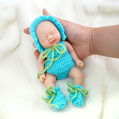 Miaio Mini Reborn Doll Boy Kit 7" Micro Preemie Full Body Silicone #TOP1