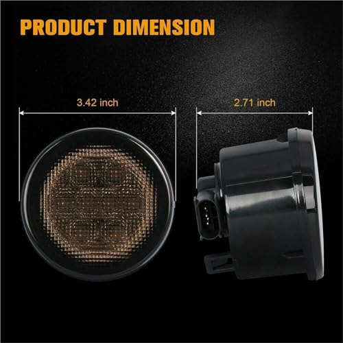 Luces de intermitente LED para Jeep Wrangler JK (2007-2018), kit de iluminación premium bicolor 5