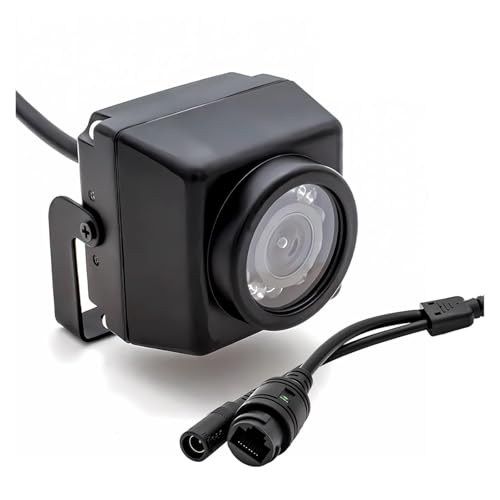 Compatible with WGWK 4K Mini IP67 Waterproof POE IP Camera 3/4/5/8MP Night Vision Webcam Onvif H.265 Outdoor Motion Detection Security Camera(8mm,8MP DC12V)