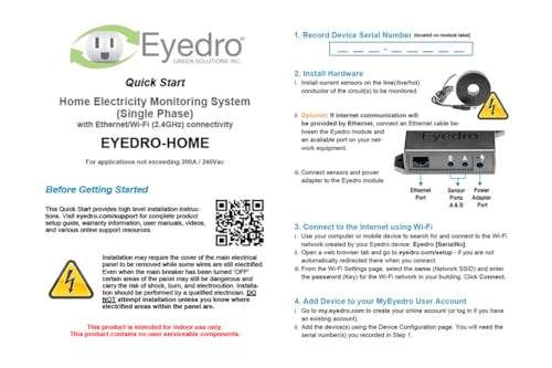 Eyedro Wireless Home Electricity Monitor - Image 10