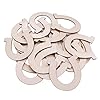 VERNUOS 36 Pcs Unfinished Wood Horseshoe Cutouts for DIY Craft, Wedding, Party and Birthday #1