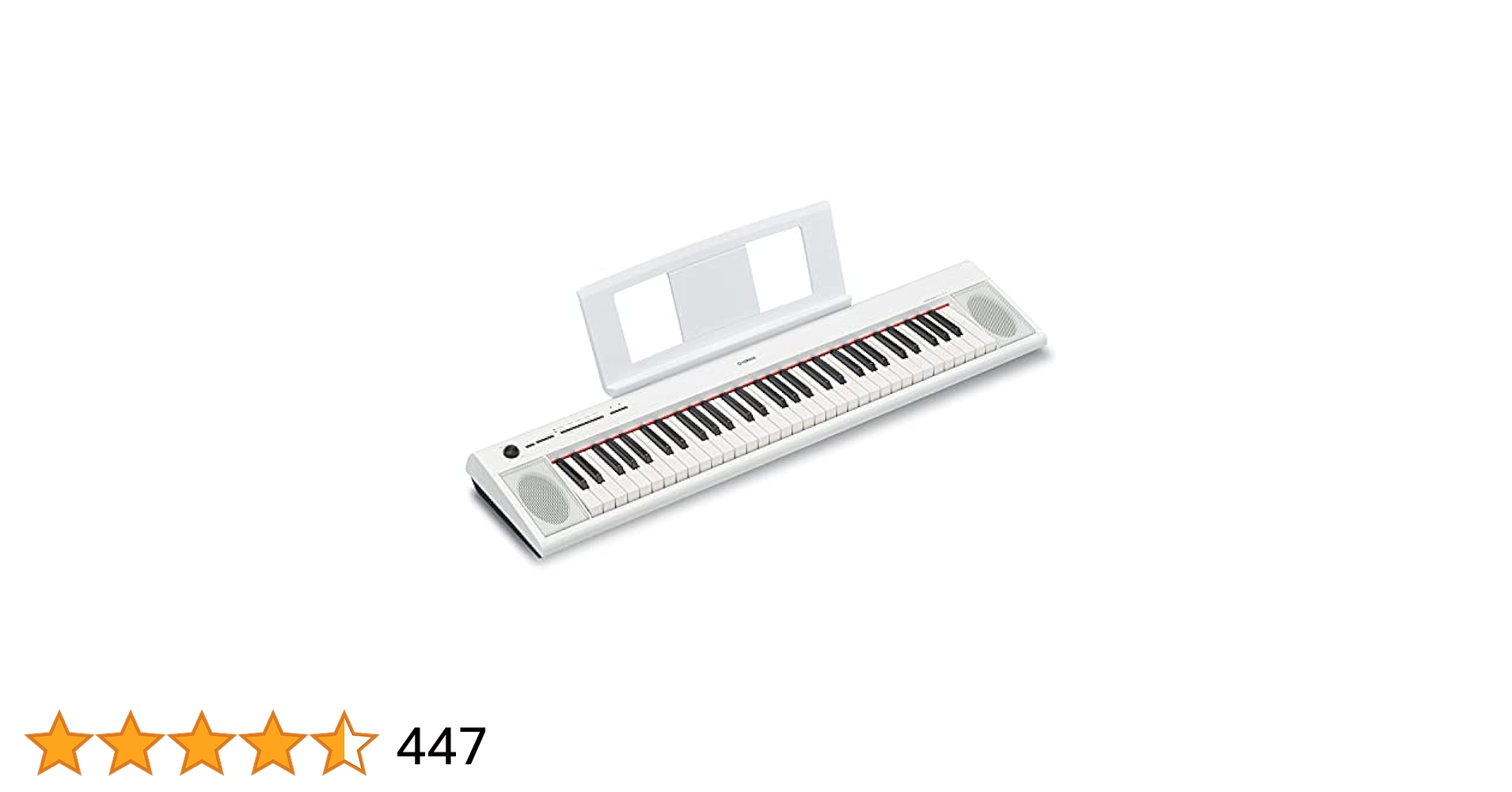 YAMAHA 電子ピアノ/キーボード piaggero NP-12WH ホワイト YAMAHA NP-12WH ホワイト 61鍵盤NP12 piaggero ピアジェーロ