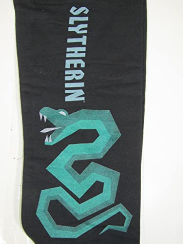 Bioworld Harry Potter Slytherin Serpent Boy's Black Sweatpants2
