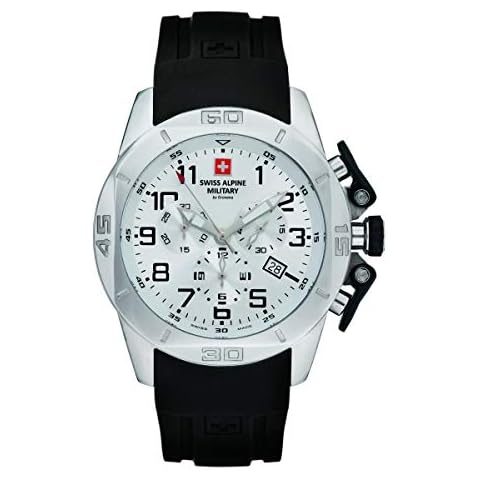 Swiss Alpine Military Men's Watch Chrono 7063.9833SAM Silicone Cover