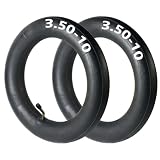 Camere d'aria da 3,50 x 10, confezione da 2 camere da 25,4 cm, 3,50-10 camere d'aria di ricambio in gomma per scooter, ciclomotori, pit bike, tricicli XR50, XR50R, XR70, CRF50, CT70, EZ90