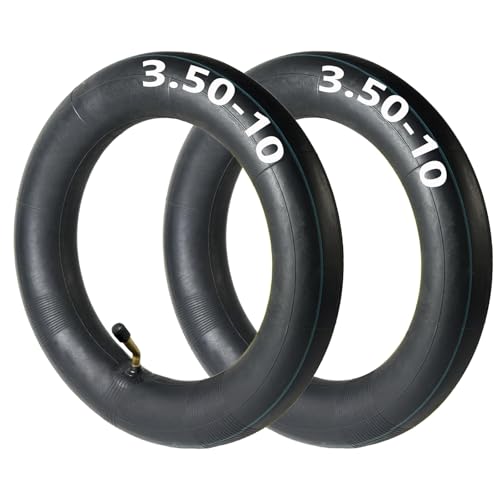 3.50x10 Inner Tubes 2 Pack 10 Inch Scooter Tubes, 3.50-10 Replacement Rubber Inner Tubes for Scooter Moped Pit Dirt Bike Motorcycle Tricycles XR50 XR50R XR70 CRF50 CT70 EZ90