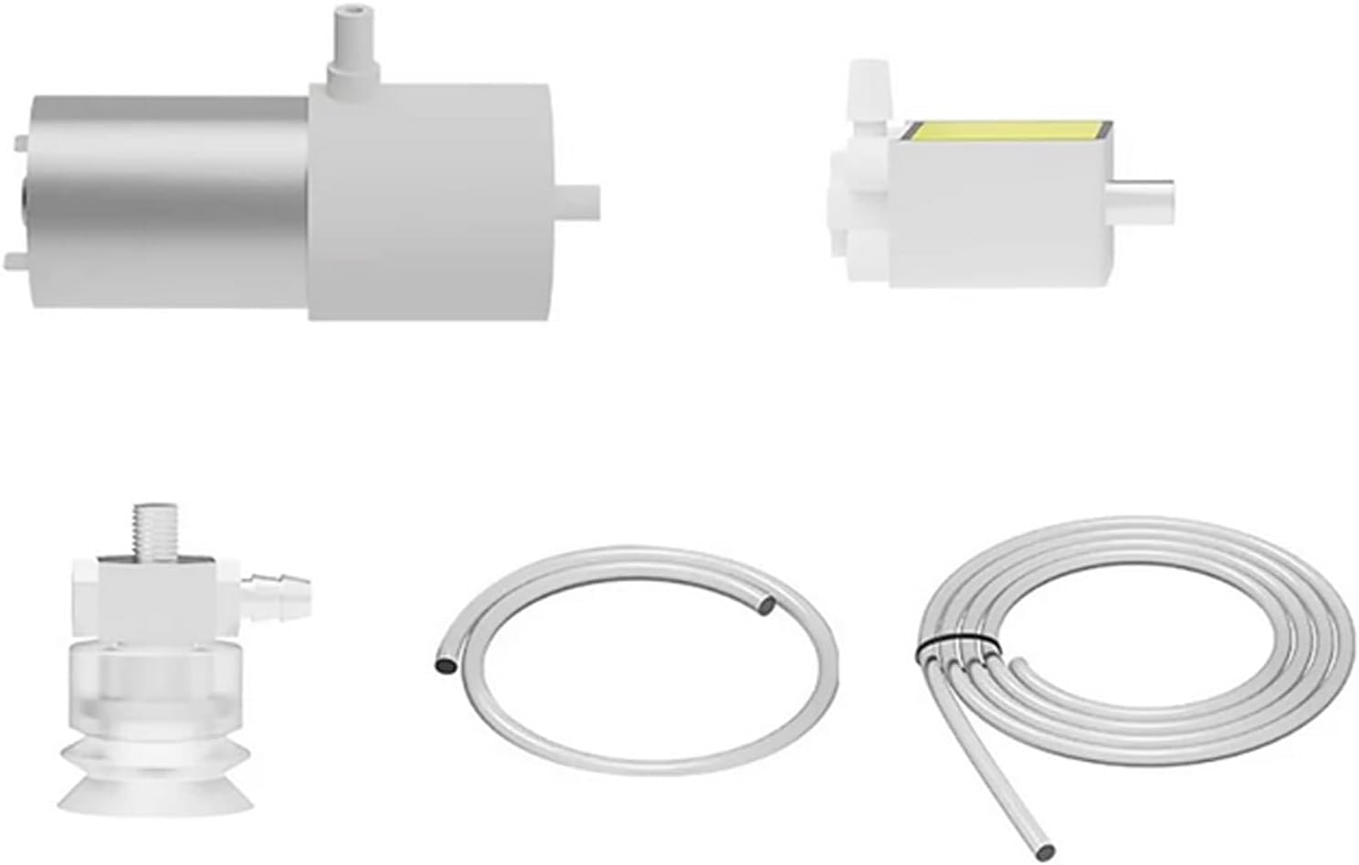 DC 12V Robotic Arm Vacuum Air Pump Suction Cup Kit Micro Air Pump + Valve + 1KG Large Suction Silicone Suction Cup Head