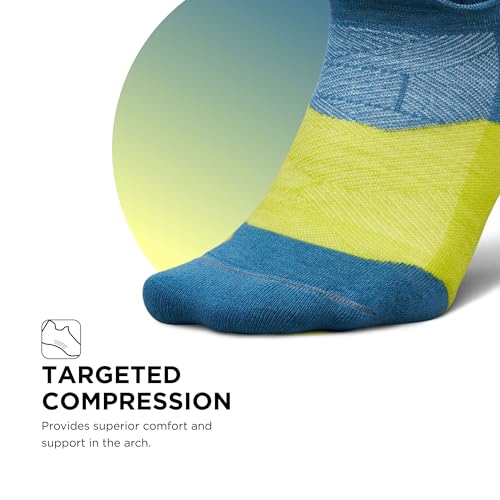 Image of Feetures Merino 10 Max Cushion No Show Tab Ankle Socks - Wool Socks for Women & Men - (1 Pair)