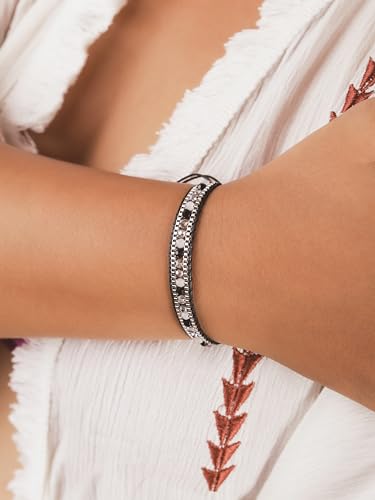 MINACHI Bohemian Braided Bead Bracelet for Women, Trendy Jewelry Design4