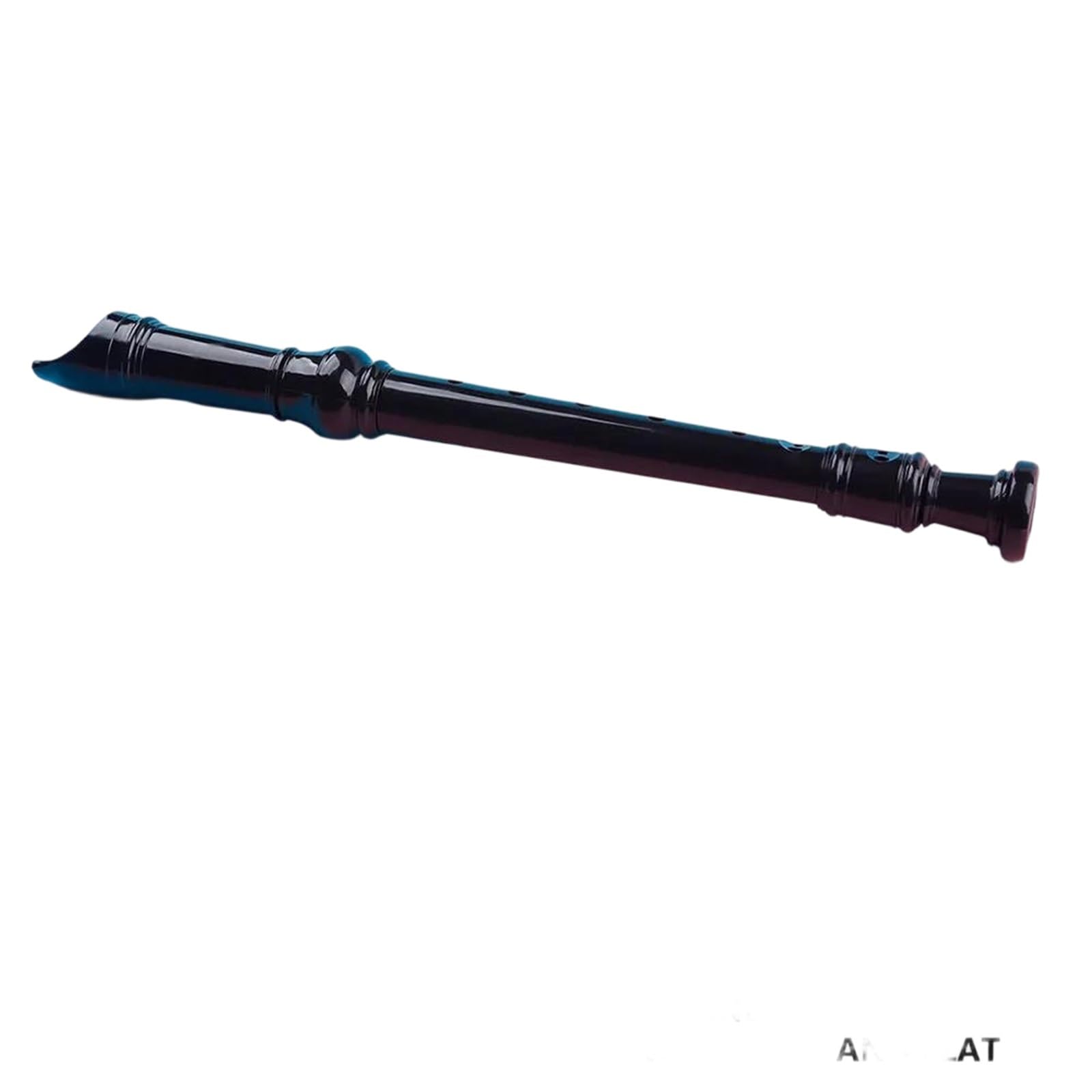 Flauta Dulce Instrumento Musical Grabadora De Plástico 8 Agujeros Flauta Para Principiantes Posicionamiento Preciso Sonido Metal Pesado Para Actuaciones(Black)