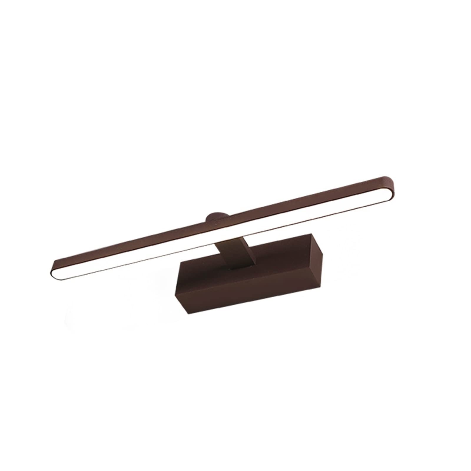 Nordic Led kinkiet 8w 10w AC85-265V łazienka jasnobrązowy Vintage ścienny oprawa oświetleniowa do sypialni salon(2700-3500K,8W (42CM))
