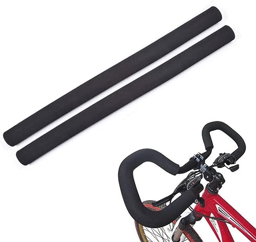 Lenkerbezug Fahrrad Lenker Griff Schwamm Abdeckung Fahrradlenker Tube Schmetterling Griff Bar Ärmel, Für Mountainbike, Fahrrad, Schwarz, 2 Stück