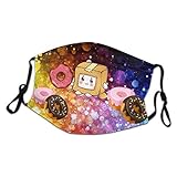 Lanky-Box Merch Cat Mask Dust Face Covers Washable Reusable,Cloth,Unisex Children,Anti Uv,Buckle...