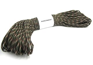 WINGONEER Paracord 4mm, 100ft, Paracord 550 7 Core Strand, reißfest, 100% Nylon Cord, Vielseitig