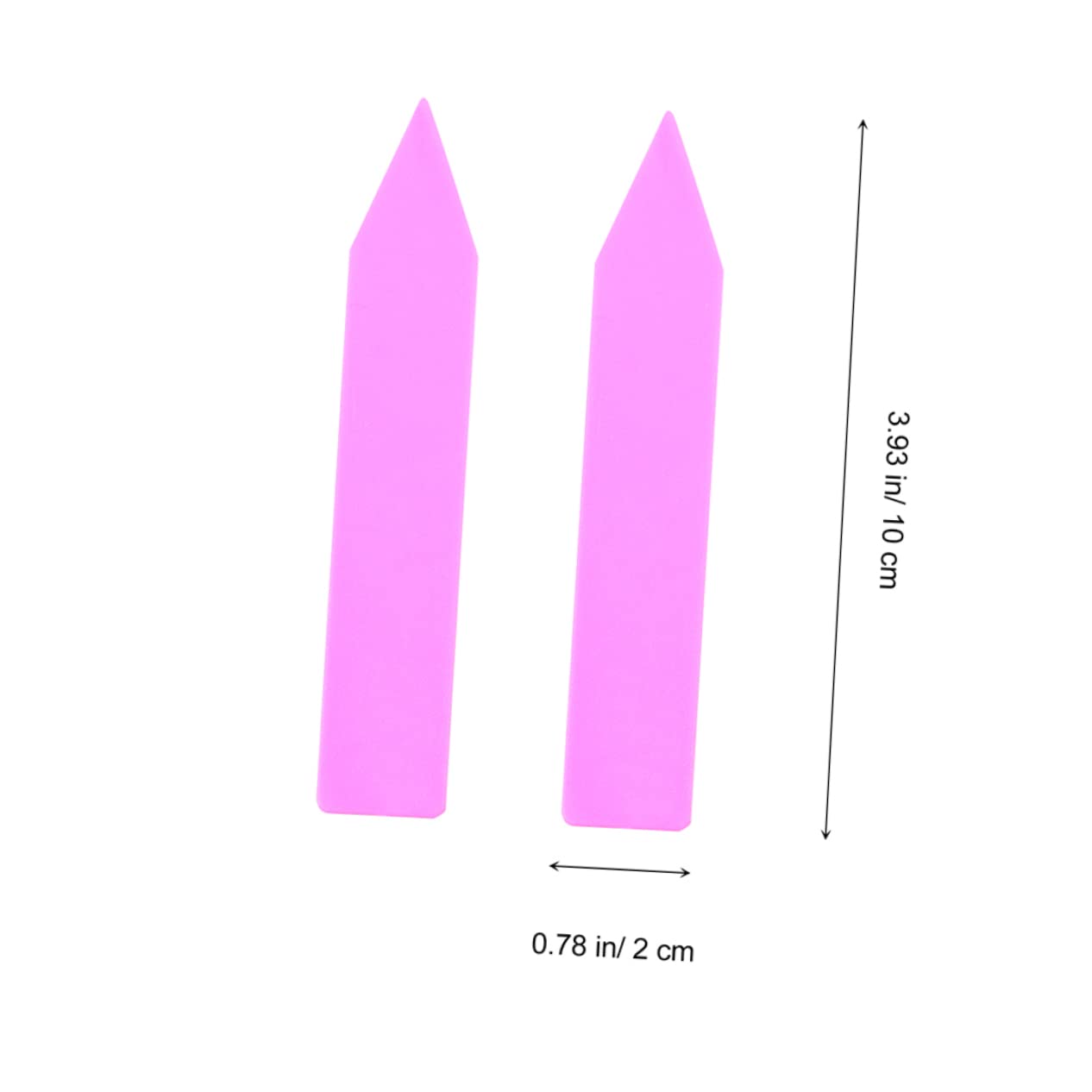 Kisangel Étiquettes pour Plantes de Jardin 600 Pièces Étiquettes pour Plantes en Plastique Bords Lisses Et pour Fleurs Légumes