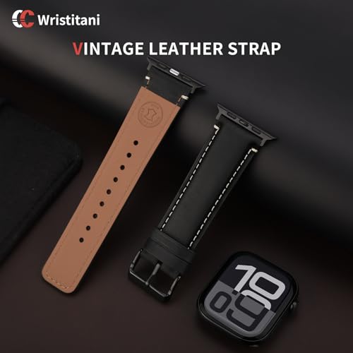 Image of Wristitani Genuine Leather Strap for Apple Watch