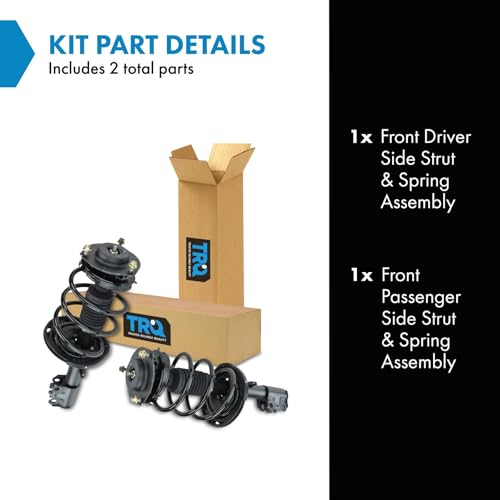 Image of TRQ Front Driver Side Strut and Spring Assembly Set Loaded Pre-Assembled Compatible with 06-12 Toyota Avalon 07-11 Toyota Camry 07-08 Lexus ES350