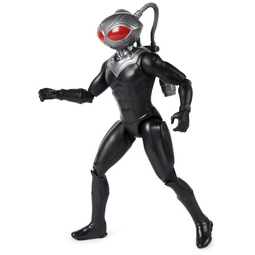 Coleccionables, Toy AQUAMAN DC Comics, Figura de acción de Black Manta de 30 cm, Juguetes coleccionables de superhéroes para niños y niñas