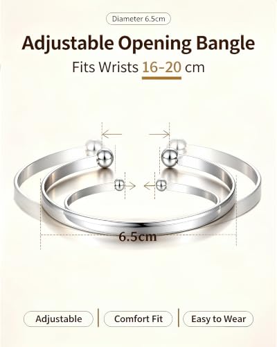 Image of IF ME Gold Bangle Bracelets for Women, Indian Bangles Stackable Set, Multi Layer Textured 18K Gold Plated Chunky Bracelets Boho Jewelrys Set