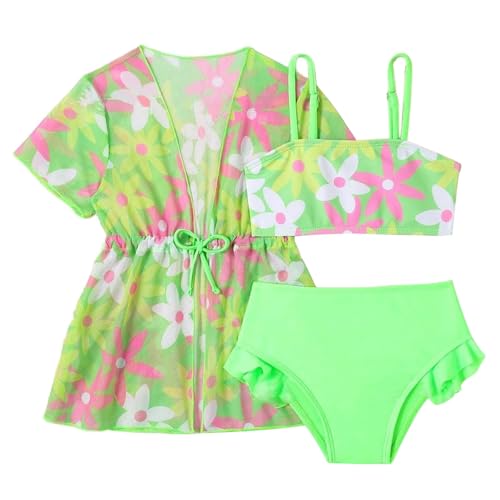 Costume de natation bébé fille complet avec short et t-shirt de piscine