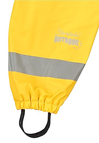 Sterntaler Regenhose gefüttert uni - Kinder Regenhose wasserdicht - Unisex Matsch- und Buddelhose mit verschweißten Nähten und elastischen… – Ansicht 5