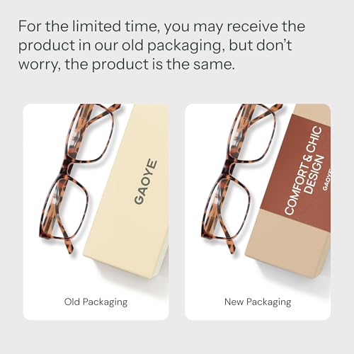 Image of Gaoye 5 pack Reading Glasses Men /Women, Eyeglasses, Blue Light Readers for Men /Women, Computer Eye Glasses, Cheaters, Bright Leopard + Clear, 2
