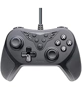 Allone Switch/Switch ALG-NSYCHB Wired Controller for Organic EL with Back Button, Black, Game, Multifunctional, Wired, Long Cable